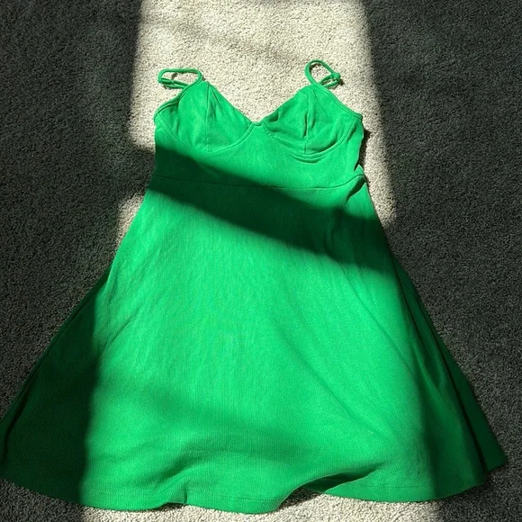 target wild fable green dress Women's Cap Sleeve Sporty A-Line Mini Dress
